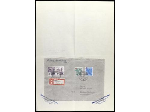 ✉ COLONIAS FRANCESAS. Yv. HB 2A. 1940. BADEN. SINGEN a WERDA