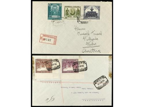 ✉ ESPAÑA. 1931. CONGRESO UNIÓN POSTAL PANAMERICANA. Conjunto