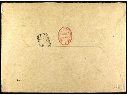 ✉ ESPAÑA. Ed. 630/35 (2). 1931. MADRID a BARCELONA. Carta ci