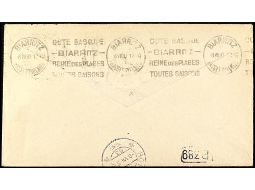 ✉ ESPAÑA. 1930. MADRID a HOLANDA. Marca PRIMER VUELO/ MADRID