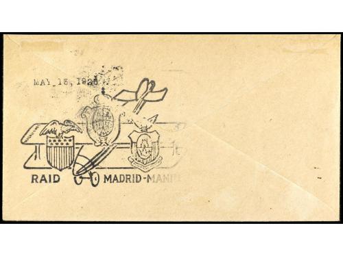 ✉ FILIPINAS. 1926. Vuelo MADRID-MANILA. Etapa de Calcuta. Ma