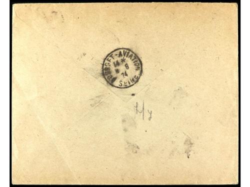 ✉ FRANCIA. 1924. A PARÍS. Con serie de 6 viñetas VINCENNES/ 