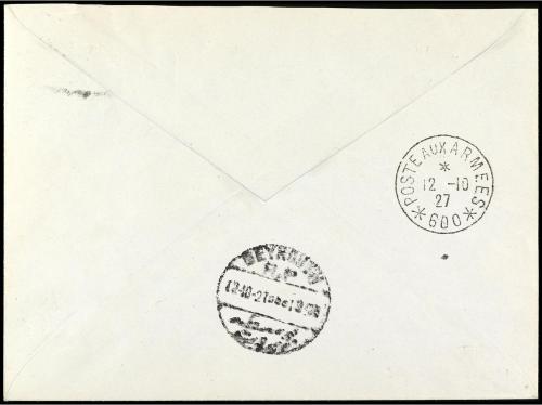 ✉ FRANCIA. 1927. A BEYROUTH. Marca HYDRAVION G.R./ C.A.M.S. 