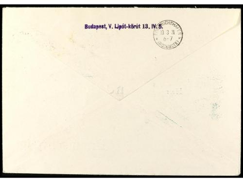 ✉ HUNGRIA. 1931. A ALEMANIA. RARA ZEPPELIN/ MAGYARORSZAG . 