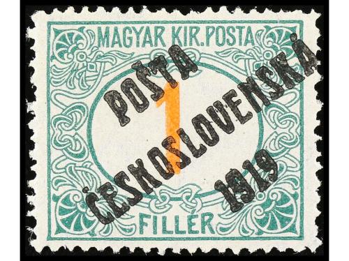 **/* CHECOSLOVAQUIA. Yv. 143/151. 1919. SERIE COMPLETA. 9 va