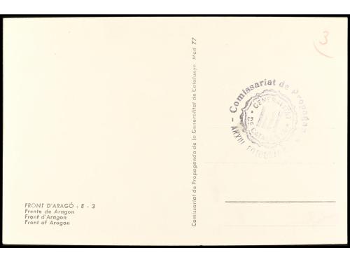 ✉ ESPAÑA GUERRA CIVIL. ZONA REPUBLICANA. Tarjeta postal ilus