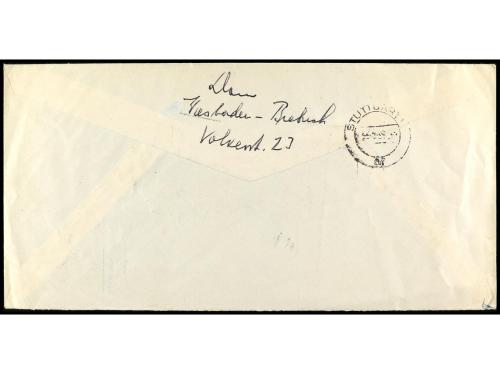 ✉ ANDORRA. Ed. 38, 47/50, 52/58, 59. 1955. ANDORRA a ALEMANI