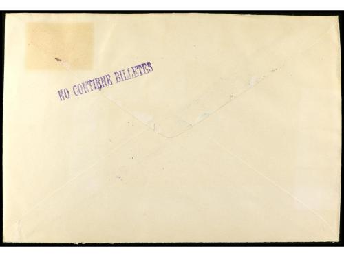 ✉ ESPAÑA. Ed. 838/39. 1937. ORENSE a BÉLGICA. HB sin dentar 