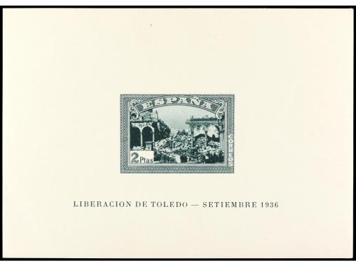 ** ESPAÑA. Ed. 836/37, 838/39. HB dentada y SIN DENTAR. Inap