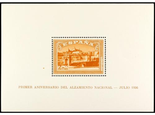 ** ESPAÑA. Ed. 836/37, 838/39. HB dentada y SIN DENTAR. Inap