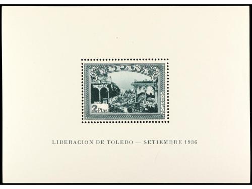 ** ESPAÑA. Ed. 836/37, 838/39. HB dentada y SIN DENTAR. Inap