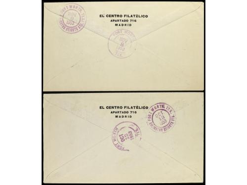 ✉ ESPAÑA. Ed. 1124/25. LEGAZPI y SOROLLA. Serie completa en 