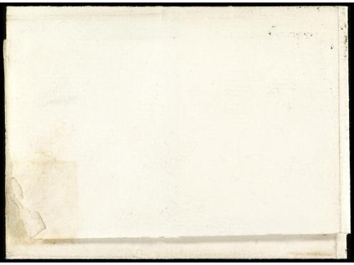 ✉ ESPAÑA. Ed. 1A. 1850. PUEBLA a SANTIAGO. 6 cuartos negro, 