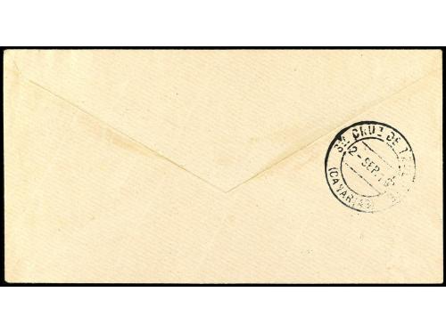 ✉ COLONIAS ESPAÑOLAS: CABO JUBY. Ed. 1/4hh + 3A/4Ahh. 1916. 