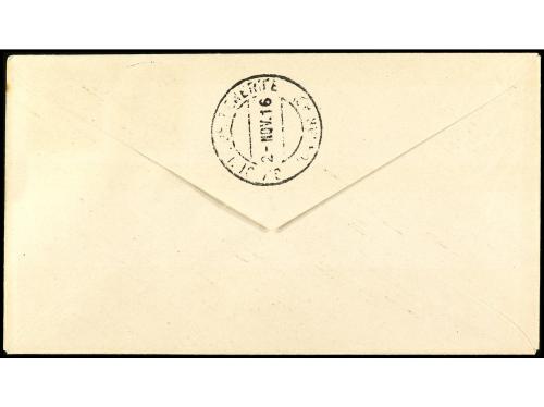 ✉ COLONIAS ESPAÑOLAS: CABO JUBY. Ed. 1hh, 2hha. 1916. CABO J