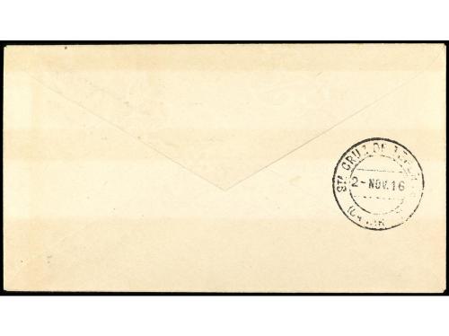 ✉ COLONIAS ESPAÑOLAS: CABO JUBY. Ed. 1hh, 2hha. 1916. CABO J