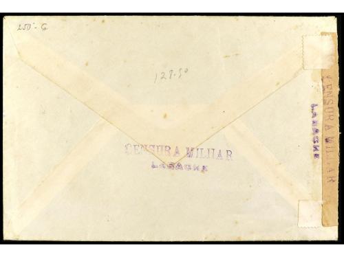 ✉ COLONIAS ESPAÑOLAS: MARRUECOS. Ed. 162/66. 1937. LARACHE. 