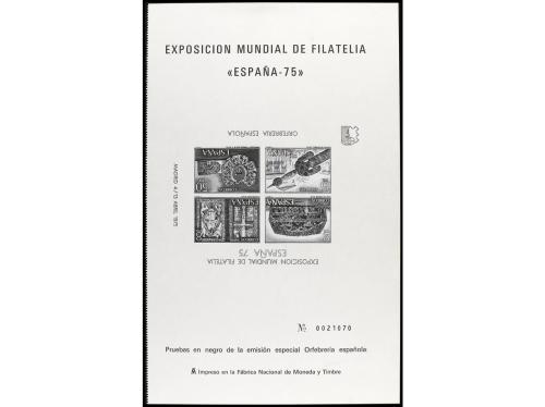 (*) ESPAÑA: PRUEBAS OFICIALES FNMT. Ed. 1/2ei. ESPAÑA'75. Im
