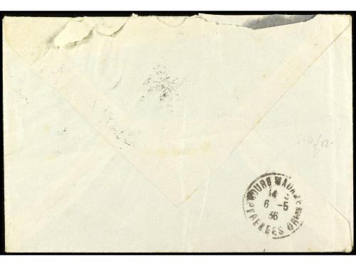 ✉ COLONIAS ESPAÑOLAS: ANDORRA. Ed. 15d, 16d (2), 17d, 18d (2