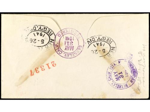 ✉ COLONIAS ESPAÑOLAS: ANDORRA. Ed. 22, 29, 34. 1941. ANDORRA