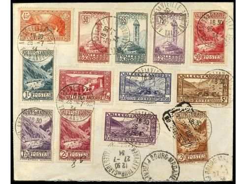 ✉ ANDORRA: ANDORRA FRANCESA. 1934. ANDORRA a BARCELONA. Espe