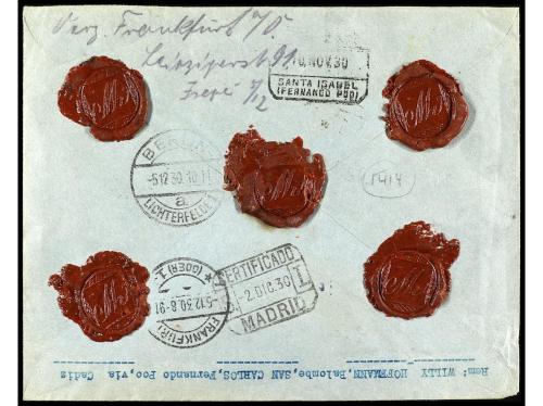 ✉ COLONIAS ESPAÑOLAS: GUINEA. Ed. 168, 172, 173. 1930. S. CA