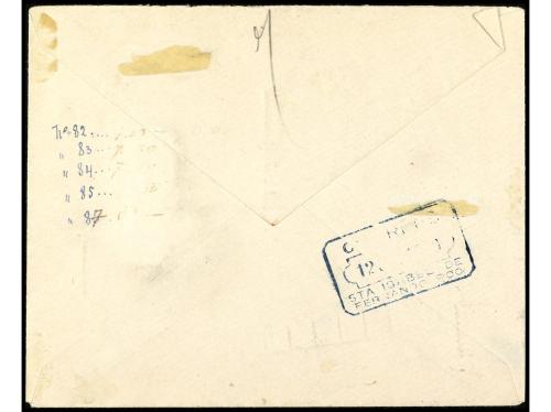 ✉ COLONIAS ESPAÑOLAS: GUINEA. Ed. 585/58X. 1909. BATA a STA.