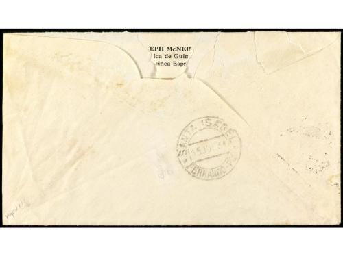 ✉ COLONIAS ESPAÑOLAS: GUINEA. Ed. 216 (4), 217 (3), 221. 193