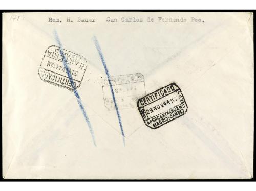 ✉ COLONIAS ESPAÑOLAS: GUINEA. Ed. 265 (4). 1944. S. CARLOS a