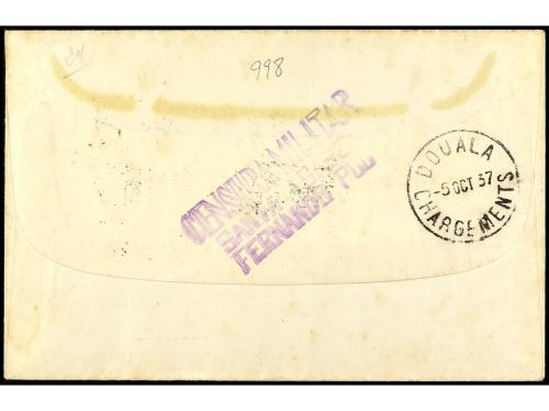 ✉ COLONIAS ESPAÑOLAS: GUINEA. Ed. 253 (4). 1937. STA. ISABEL