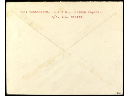 ✉ COLONIAS ESPAÑOLAS: GUINEA. Ed. 212. 1931. BATA a HAMBURGO