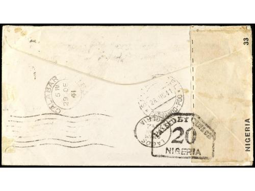 ✉ COLONIAS ESPAÑOLAS: GUINEA. Ed. 259k, 264/66. 1941. BATA a