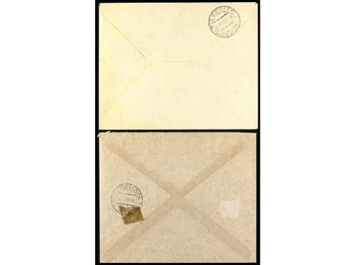 ✉ COLONIAS ESPAÑOLAS: GUINEA. Ed. 254/55. 1939. 2 cartas cir