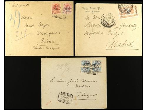 ✉ COLONIAS ESPAÑOLAS: MARRUECOS. Ed. 73. 1884-1920. Conjunto