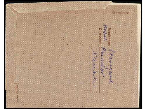 ✉ COLONIAS ESPAÑOLAS: MARRUECOS. 1956. AEROGRAMA circulado d