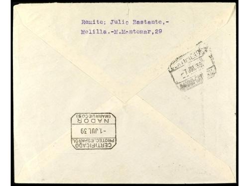 ✉ COLONIAS ESPAÑOLAS: MARRUECOS. Ed. 196 (3), 197/98, 199 (2