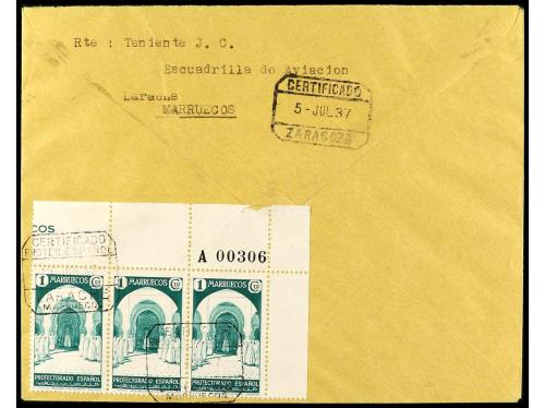 ✉ COLONIAS ESPAÑOLAS: MARRUECOS. Ed. 148 (5), 149/50, 151, 1