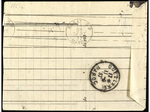 ✉ COLONIAS ESPAÑOLAS: MARRUECOS. Ed. 149. 1937. LARACHE a OR