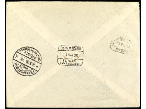 ✉ COLONIAS ESPAÑOLAS: MARRUECOS. Ed. 105/111, 114. 1928. TET