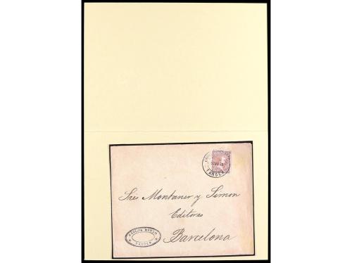 ✉ COLONIAS ESPAÑOLAS: TANGER. 1896-1908. Tres tarjetas españ