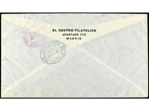 ✉ ESPAÑA. Ed. 1090. 1951. SANTA CRUZ DE TENERIFE a U.S.A. Se