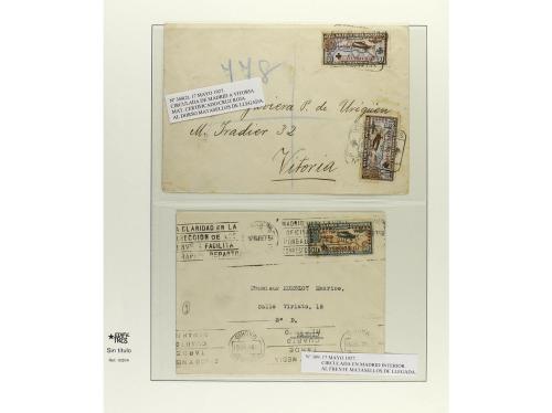 ✉ ESPAÑA. 1926-28. EMISIONES DE LA CRUZ ROJA. Conjunto de 16