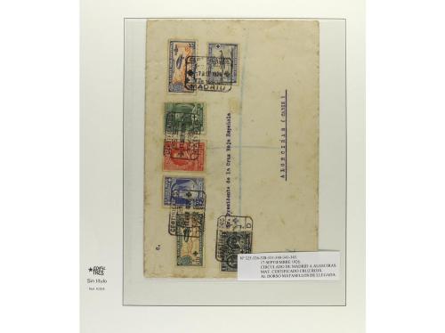 ✉ ESPAÑA. 1926-28. EMISIONES DE LA CRUZ ROJA. Conjunto de 16