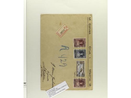 ✉ ESPAÑA. 1926-28. EMISIONES DE LA CRUZ ROJA. Conjunto de 16