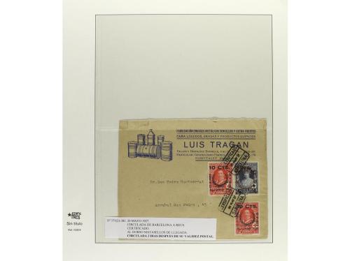 ✉ ESPAÑA. 1926-28. EMISIONES DE LA CRUZ ROJA. Conjunto de 16