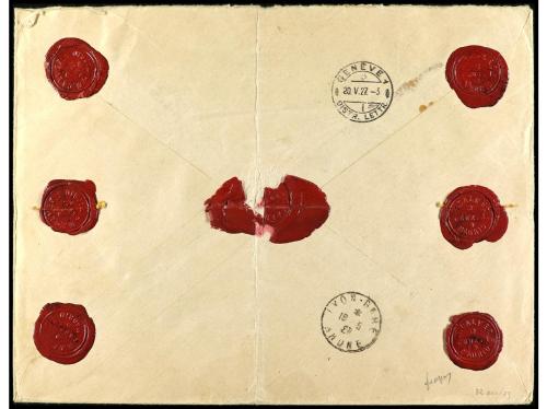 ✉ ESPAÑA. Ed. 349/62. 1927. MADRID a SUIZA. Serie completa e