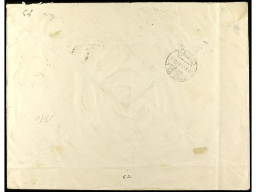 ✉ ESPAÑA. Ed. 349, 353, 355/61, 376. 1927. MADRID correo int