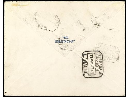 ✉ ESPAÑA. Ed. 368hcc, 365, 366, 369, 372. 1927. MADRID a LAR