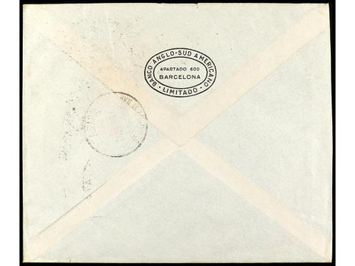 ✉ ESPAÑA. Ed. 327 (3), 328. 1926. BARCELONA a ARENYS DE MAR.