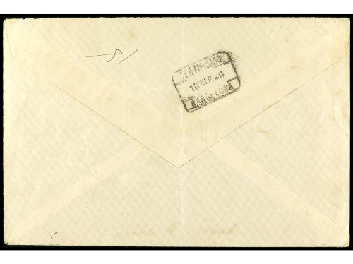 ✉ ESPAÑA. Ed. 327/28, 331, 341. 1926. VALENCIA a BARCELONA. 